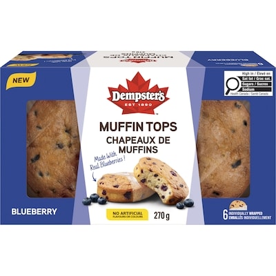 Dempster Blueberry Muffin 270 g, $2.22/100g