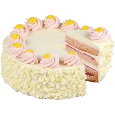 null Strawberry Lemon Velvet Cake 1.4 kg, $2.21/100g