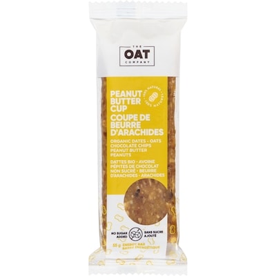 THE OAT COMPANY Energy Bar Peanut Butter Cup 55 g, $5.44/100g