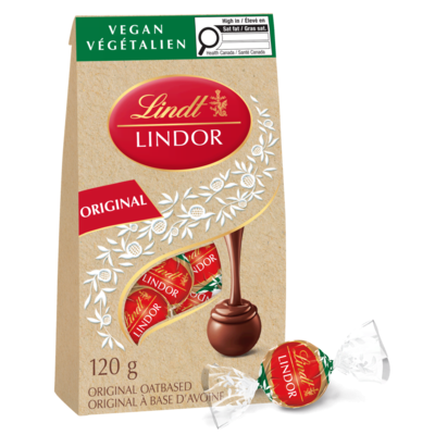 Lindt Sachet de truffes de chocolat végétalien LINDOR (saveur originale) 120 g, 7,50 $/100g