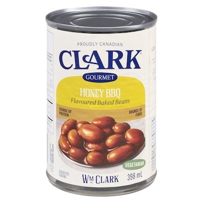 Clark Honey Bbq Flavoured Baked Beans 398 ml, $0.75/100ml