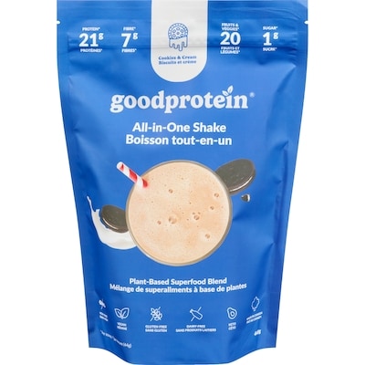 GOOD PROTEIN All-In-One Shake Cookies & Cream 440 g, $8.18/100g