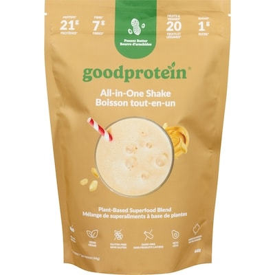 GOOD PROTEIN All-In-One Shake Peanut Butter 440 g, $8.63/100g