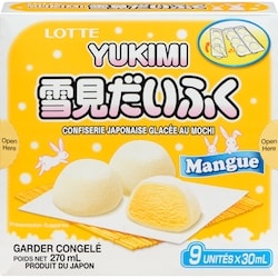 Lotte Confiserie japonaise glacée au mochi mangue 270 ml, 1,85 $/100ml