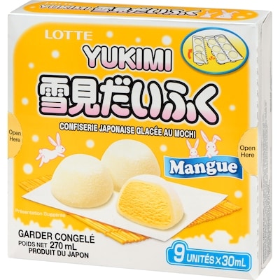 Confiserie japonaise glacée au mochi mangue