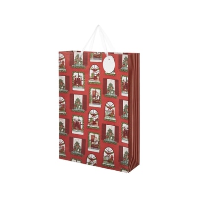 Life at Home Jumbo Gift Bag - Holiday Windows 1 ea, $2.50/1ea