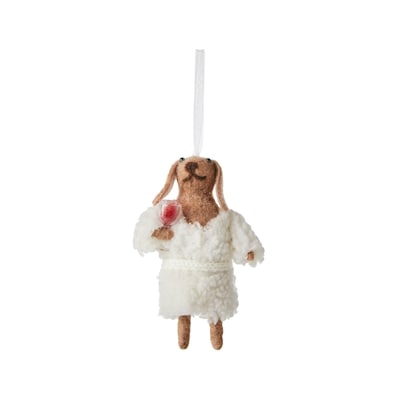 Life at Home Ornement en feutre en forme de chien  1 ea, 7,00 $/1ch