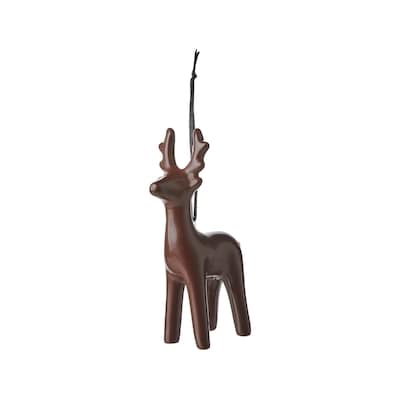 Life at Home Ornement en céramique en forme de chevreuil – bronze 1 ea, 4,55 $/1ch