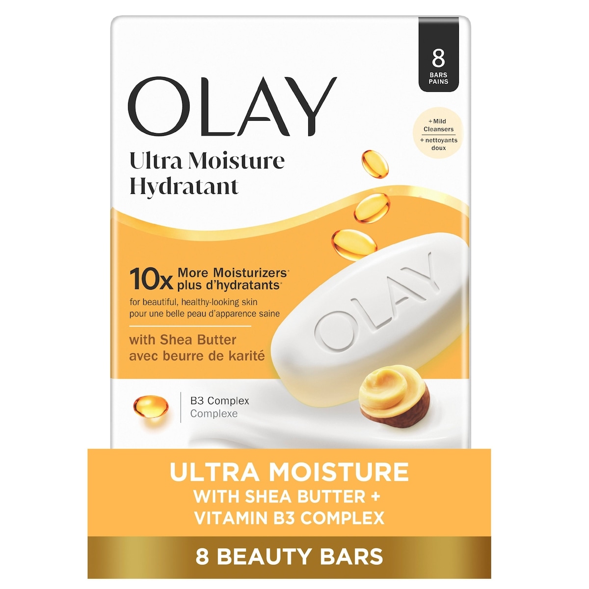 Olay Ultra Moisture Beauty Soap Bar 720 g, $1.93/100g