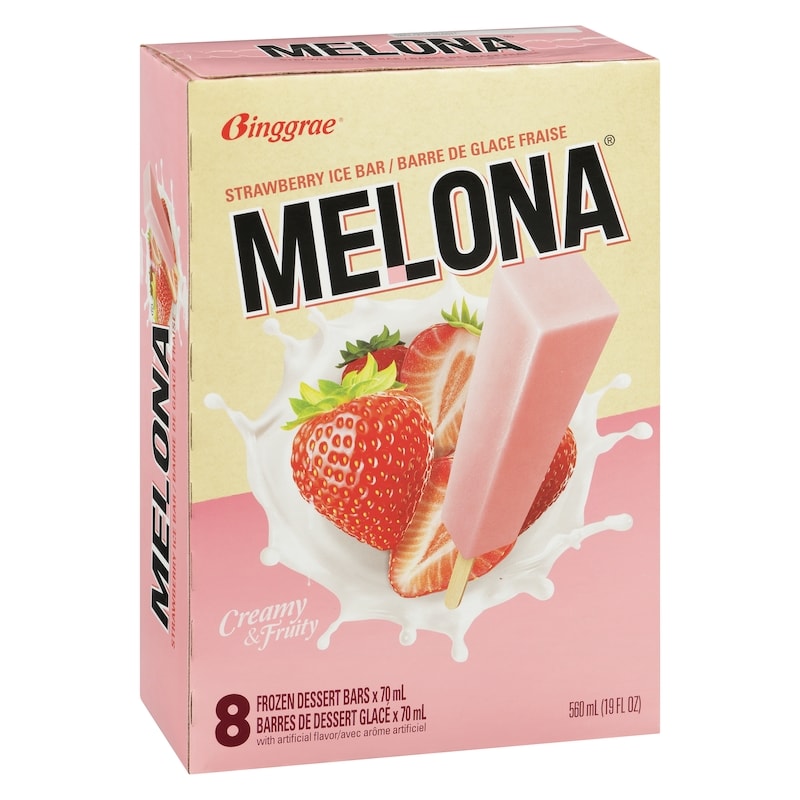 Frozen Dessert Bars Strawberry Ice Bar