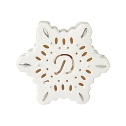 Life at Home Light Up Ceramic Monogram Snowflake - Letter D 1 ea, $5.00/1ea