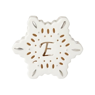 Life at Home Light Up Ceramic Monogram Snowflake - Letter E 1 ea, $5.00/1ea