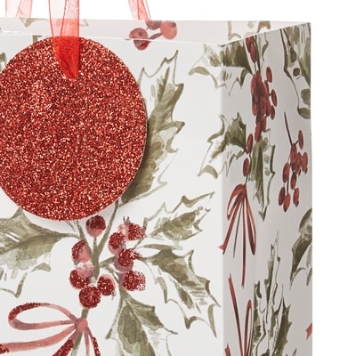 Sac cadeau de taille moyenne – houx