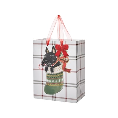 Life at Home Medium Gift Bag - Scottie Stocking 1 ea, $2.00/1ea