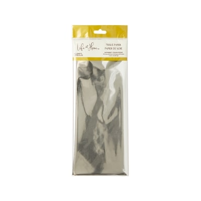 Life at Home Tissue Paper Sheets 5 Pack - Silver 5 ea, $0.40/1ea
