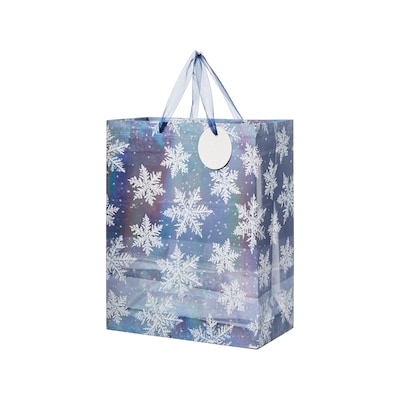 Life at Home Large Gift Bag - Snowflakes 1 ea, $2.50/1ea