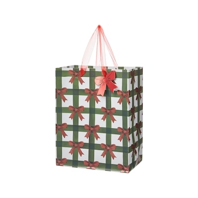 Life at Home Sac cadeau de taille moyenne – carreaux et boucles 1 ea, 2,00 $/1ch