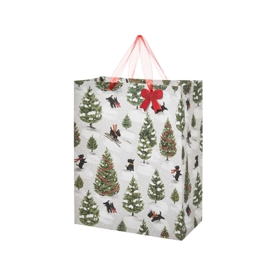 Life at Home Grand sac-cadeau – terrier écossais en forêt 1 ea, 2,50 $/1ch