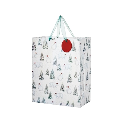 Life at Home Large Gift Bag - Polar Bears 1 ea, $2.50/1ea