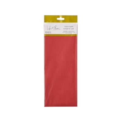 Life at Home Tissue Paper Sheets 10 Pack - Red 10 ea, $0.20/1ea