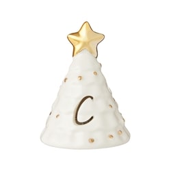 Life at Home Light Up Ceramic Monogram Christmas Tree - Letter C 1 ea, $5.00/1ea