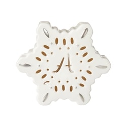 Life at Home Light Up Ceramic Monogram Snowflake - Letter A 1 ea, $5.00/1ea