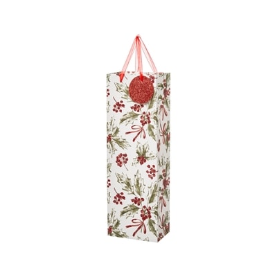 Life at Home Bottle Gift Bag - Holly 1 ea, $2.00/1ea