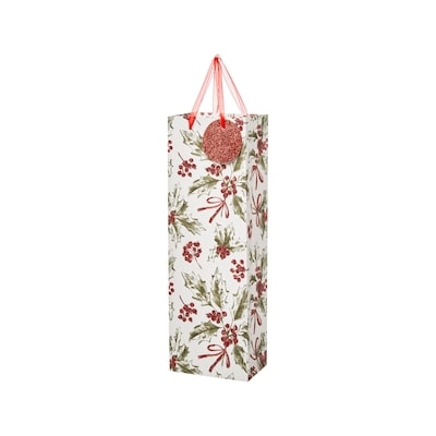 Life at Home Sac-cadeau pour bouteille – houx 1 ea, 2,00 $/1ch