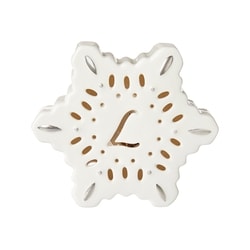 Life at Home Light Up Ceramic Monogram Snowflake - Letter L 1 ea, $3.75/1ea