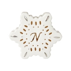 Life at Home Light Up Ceramic Monogram Snowflake - Letter N 1 ea, $3.75/1ea