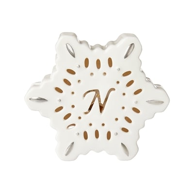 Life at Home Light Up Ceramic Monogram Snowflake - Letter N 1 ea, $5.00/1ea