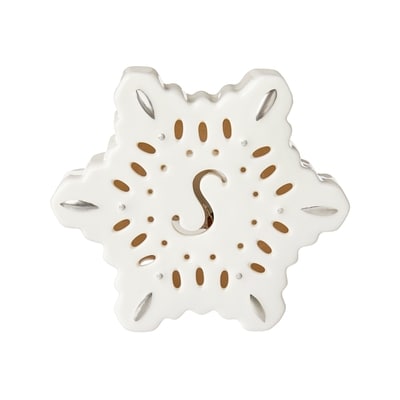 Life at Home Light Up Ceramic Monogram Snowflake - Letter S 1 ea, $5.00/1ea