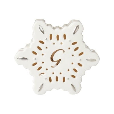 Life at Home Light Up Ceramic Monogram Snowflake - Letter G 1 ea, $5.00/1ea