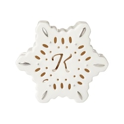 Life at Home Light Up Ceramic Monogram Snowflake - Letter K 1 ea, $5.00/1ea