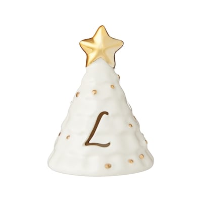 Life at Home Light Up Ceramic Monogram Christmas Tree - Letter L 1 ea, $5.00/1ea