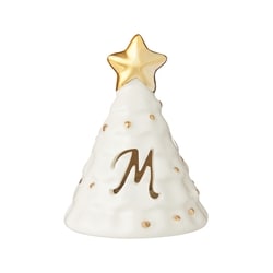 Life at Home Light Up Ceramic Monogram Christmas Tree - Letter M 1 ea, $5.00/1ea