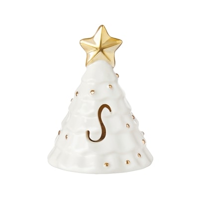 Life at Home Light Up Ceramic Monogram Christmas Tree - Letter S 1 ea, $5.00/1ea