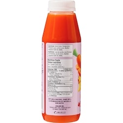 Carrot Orange Pineapple Cold Pressed Juice with Probiotics for Gut Health