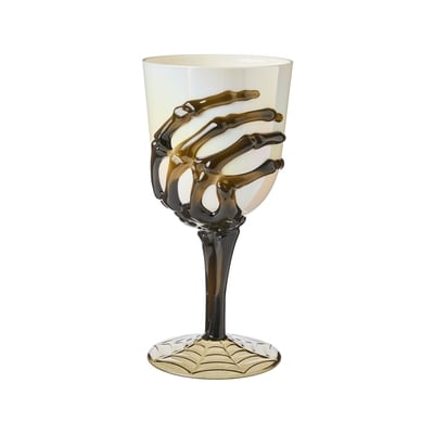 null Skeleton Hand Wine Goblet, White 1 ea, $3.00/1ea