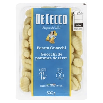 De Cecco Potato Gnocchi 500 g, $0.70/100ml
