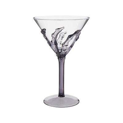 null Skeleton Hand Martini Glass - Black 1 ea, $3.00/1ea