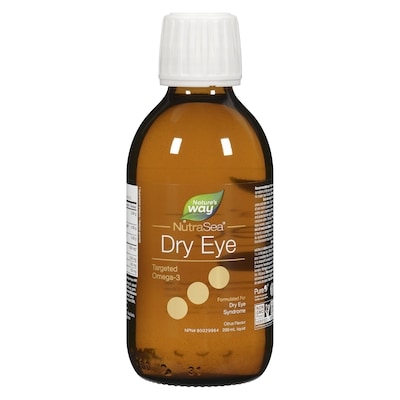 Nature's Way Nutrasea Dry Eye Targeted Omega-3 Liquid Citrus Flavour 200 ml, $30.00/100ml