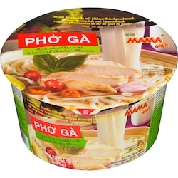 Bowl Instant Rice Noodles Artificial Chicken Flavour Phở Gà