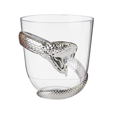 null Gobelet sans pied avec serpent – argenté 1 ea, 3,00 $/1ch