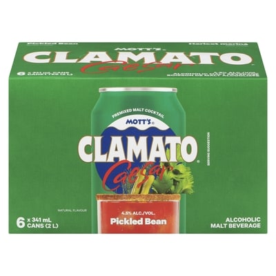 Mott's Alcoholic Malt Beverage Pickled Bean (ID required at pick-up) 6x341.0 ml, $0.73/100ml