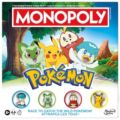 Hasbro Monopoly édition Pokémon, jeu de plateau 1 ea, 38,00 $/1ch