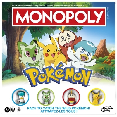Hasbro Monopoly édition Pokémon, jeu de plateau 1 ea, 38,00 $/1ch