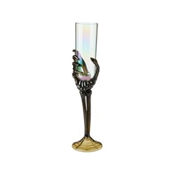 null Flûte à champagne avec main de squelette – jade 1 ea, 3,00 $/1ch