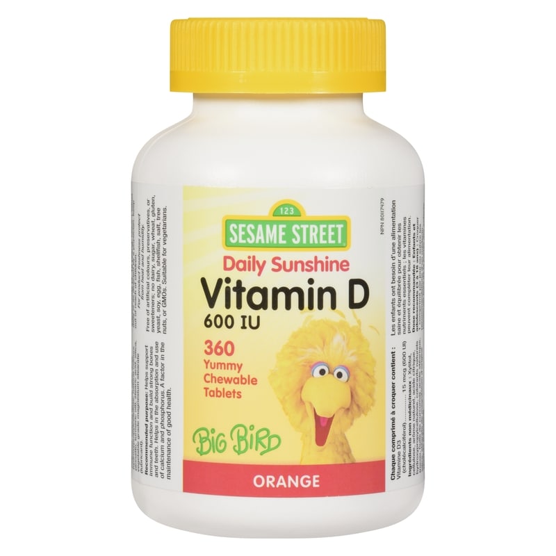 Daily Sunshine Vitamin D 600 Iu Orange