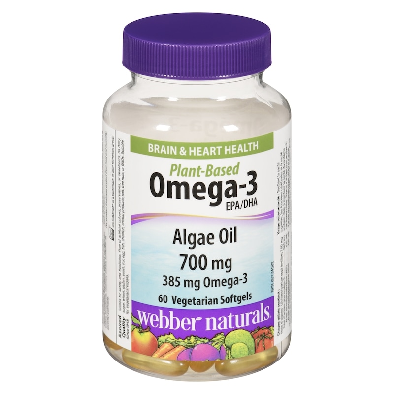 Plant-Based Omega-3 Epa/Dha Algae Oil 700 Mg